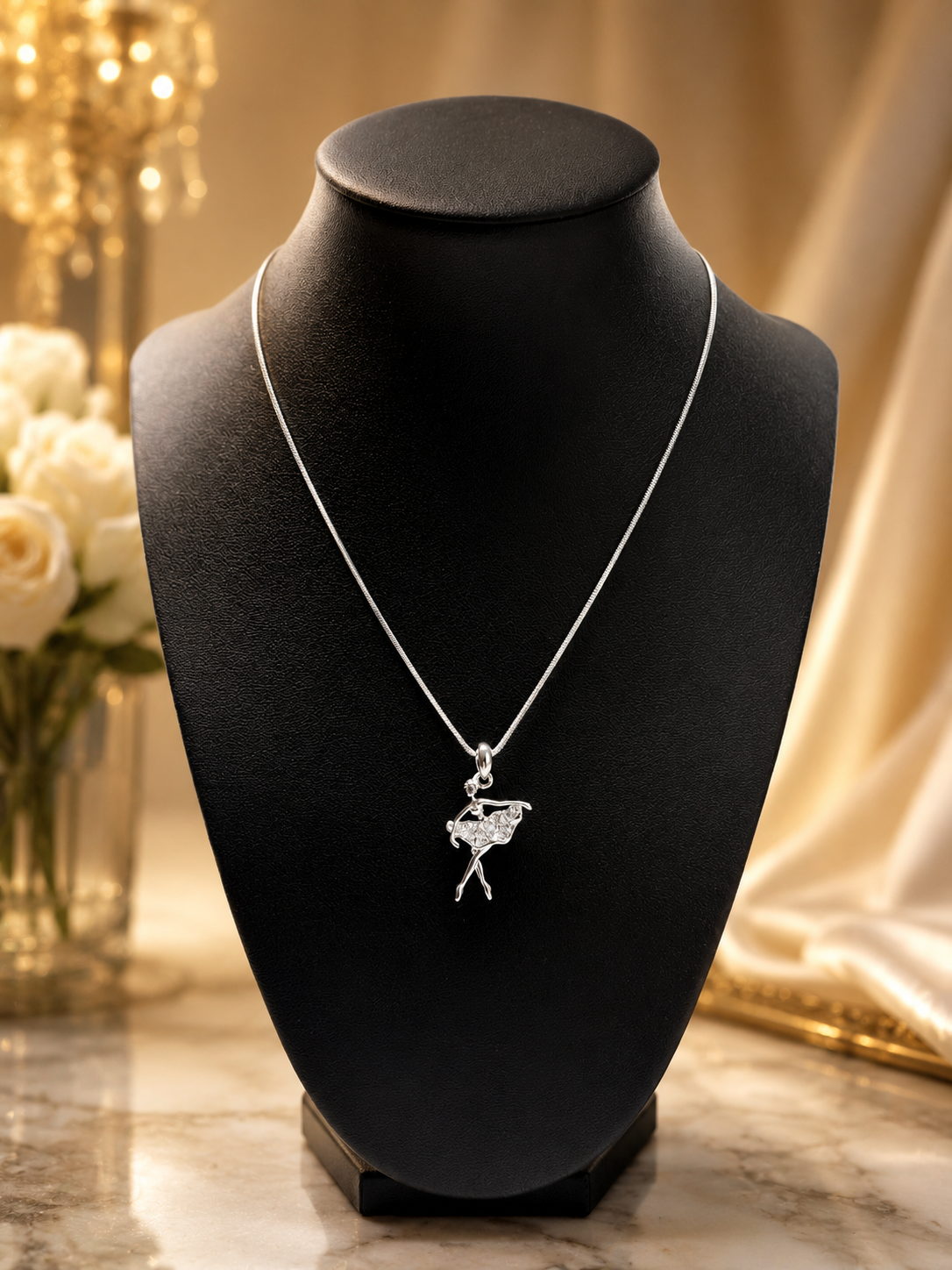 Ballerina Pendant Necklace