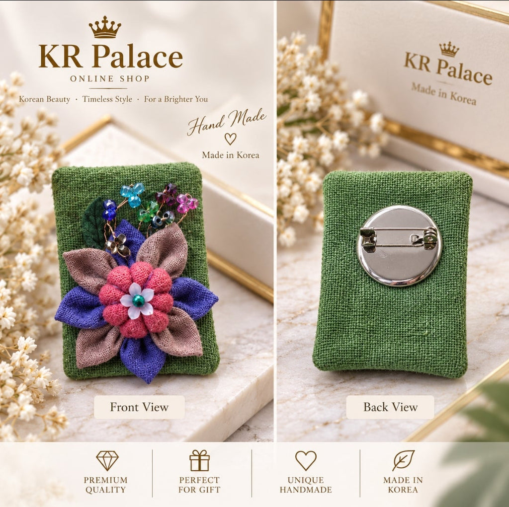 Korean Garden Bloom Brooch