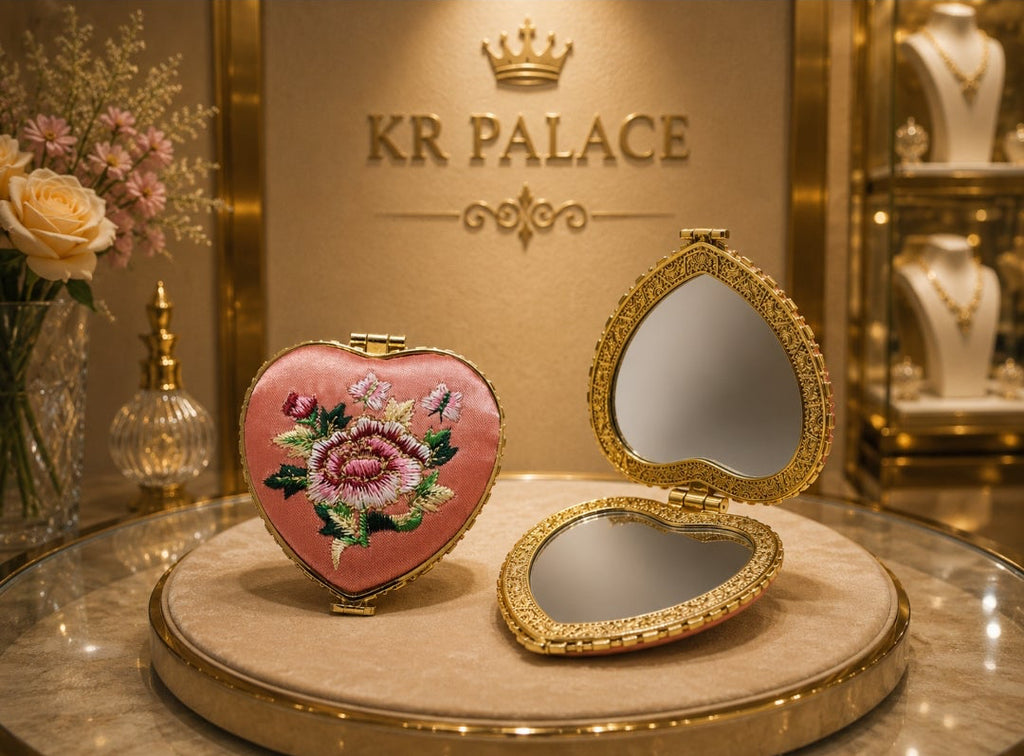 Heritage Heart Compact Mirror