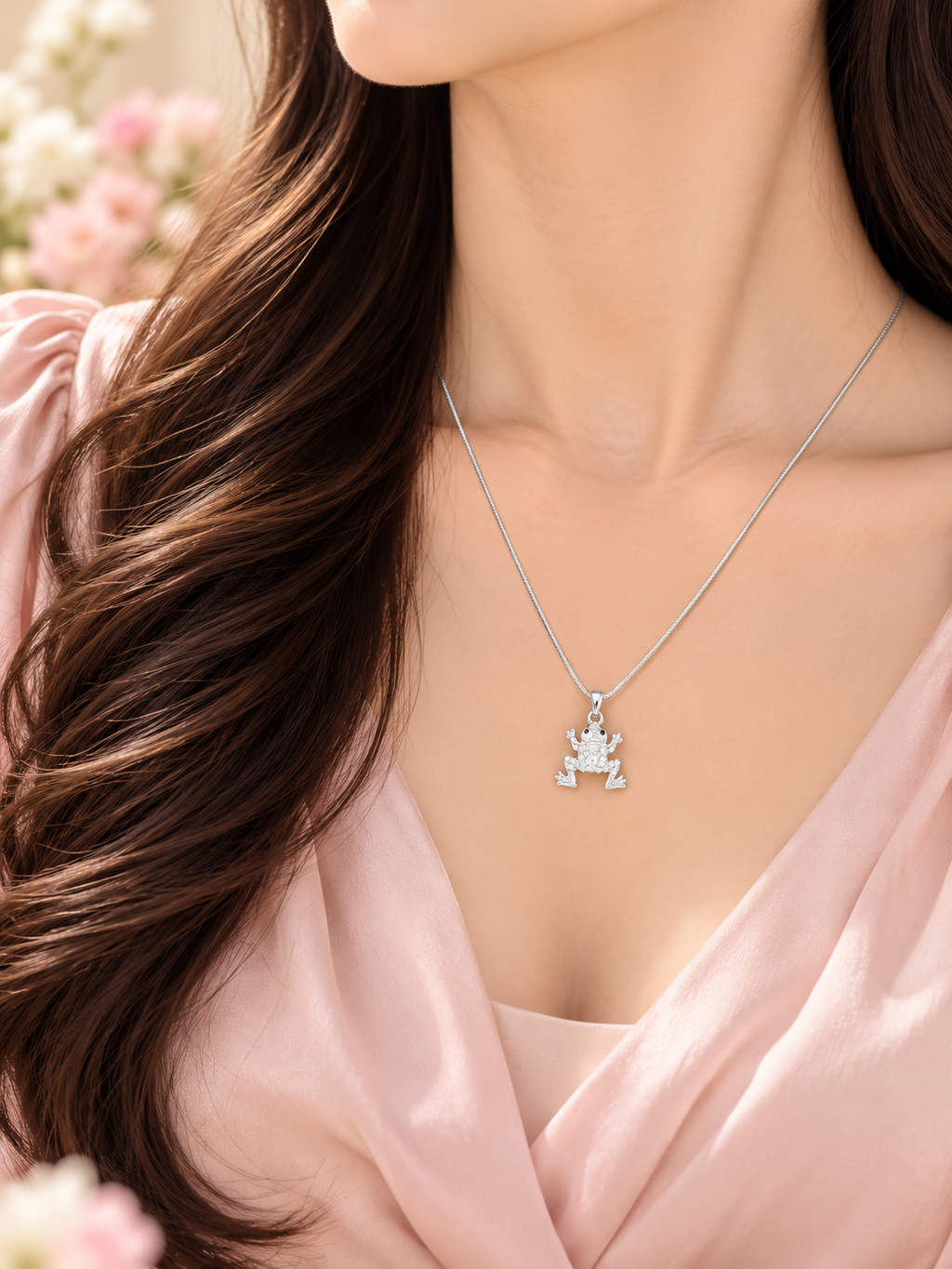 Lucky Frog Pendant Necklace