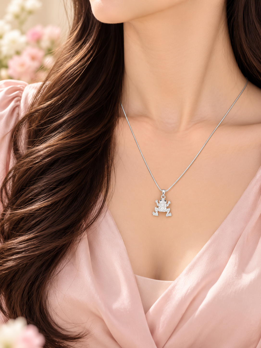 Lucky Frog Pendant Necklace
