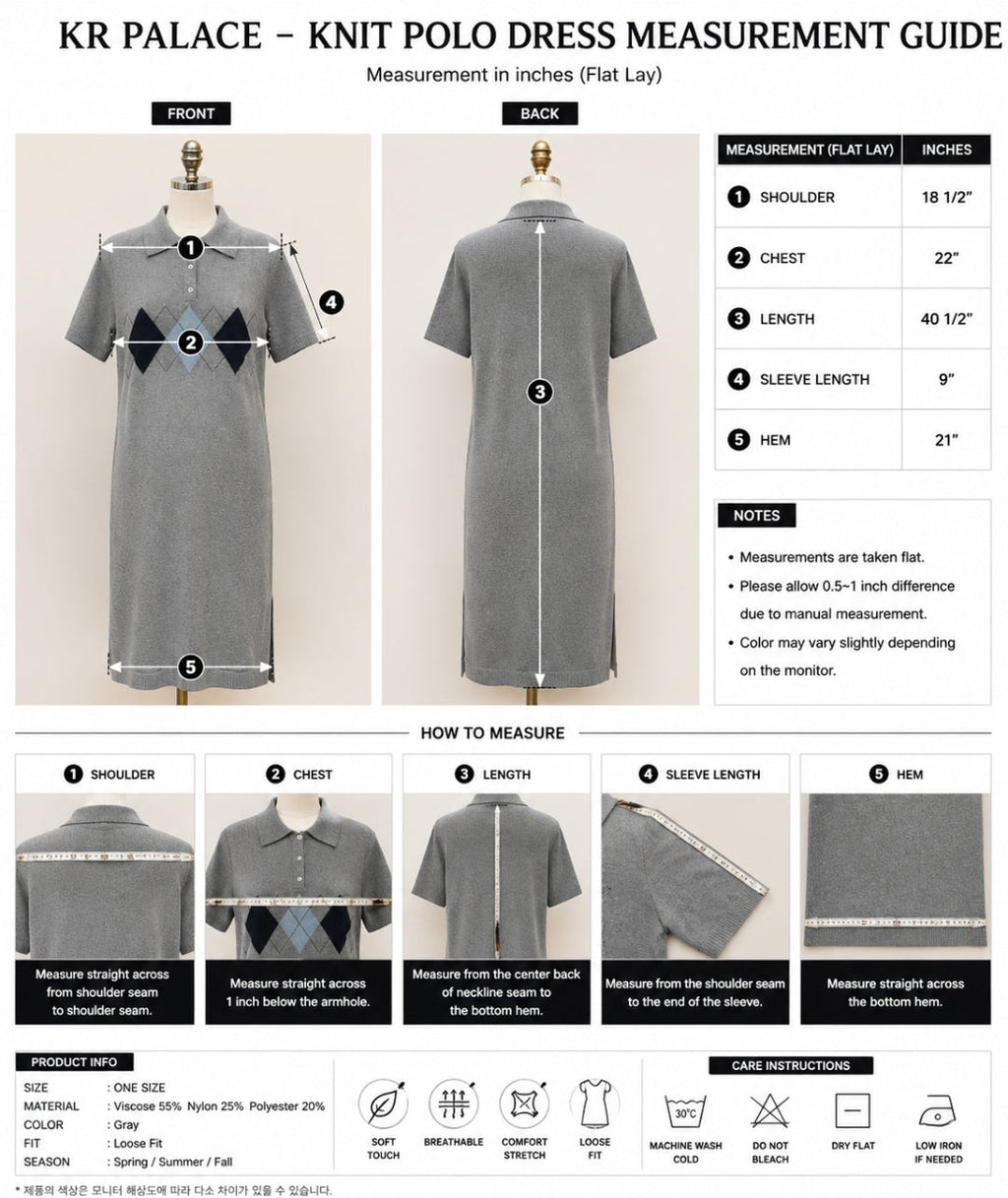 Polo Knit Dress