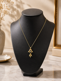 Golden Fish Pendant Necklace