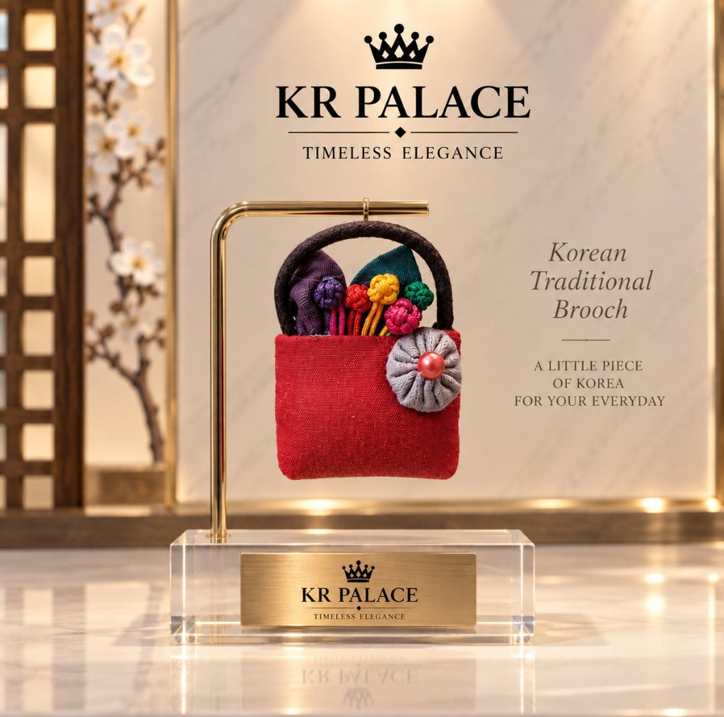 Korean Traditional Mini Pouch Brooch