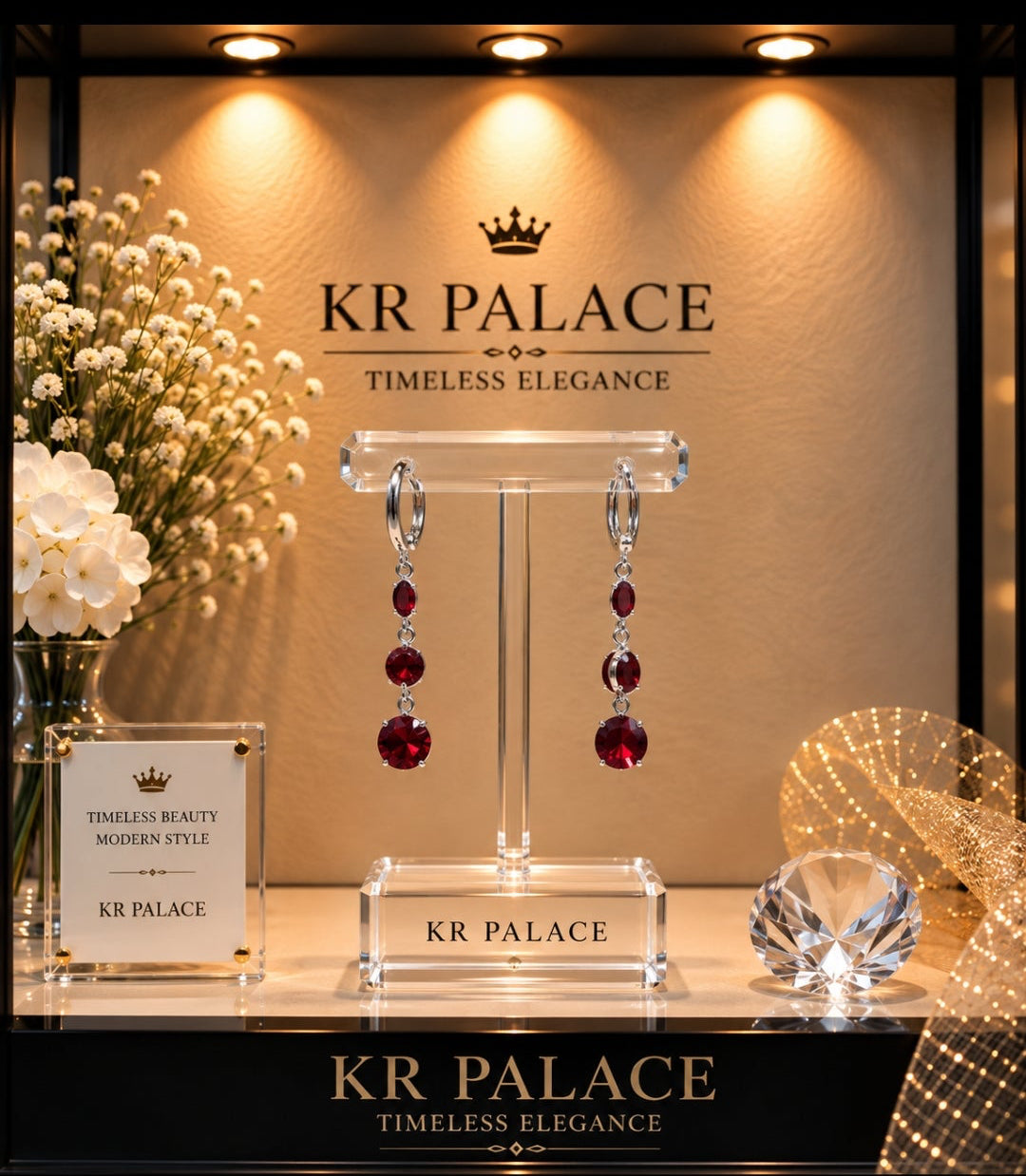Crystal Drop Earrings