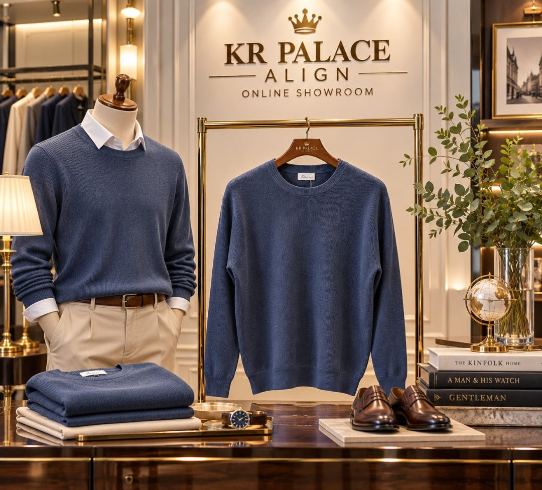 Classic Crewneck Knit Sweater