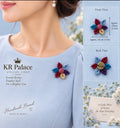 Korean Blossom Petal Brooch