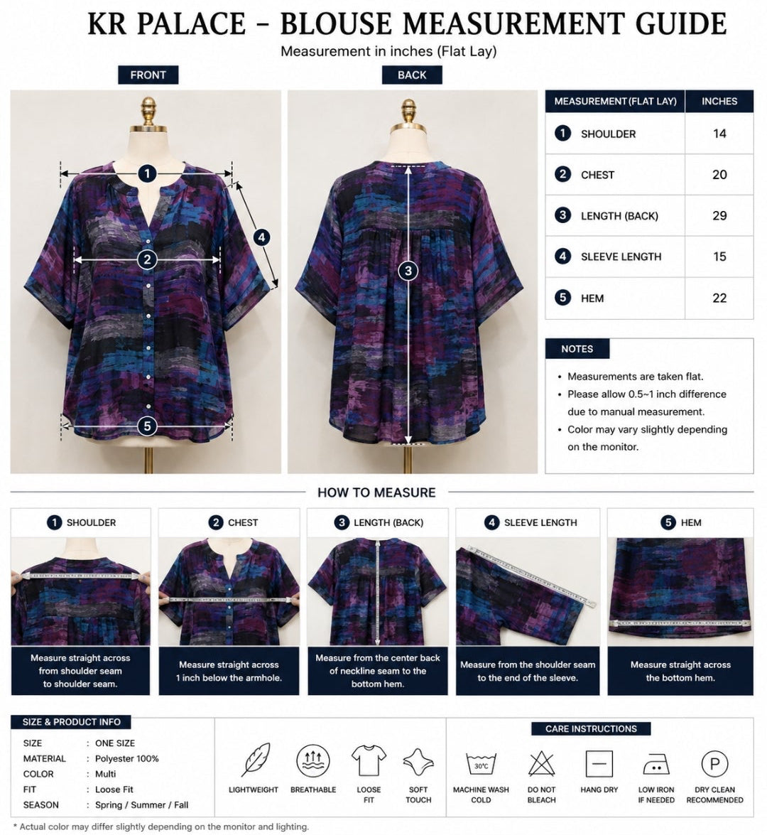Sapphire Breeze Blouse