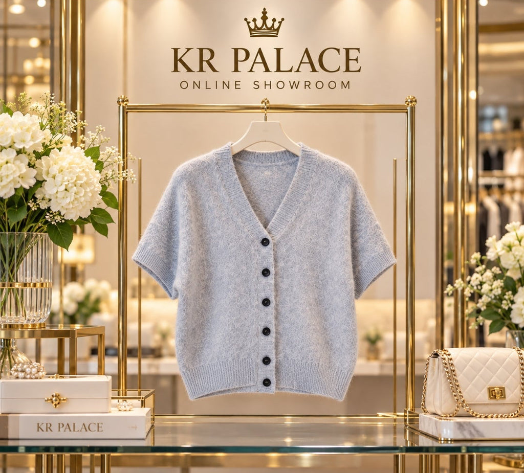 Soft Knit Button-Front Cardigan