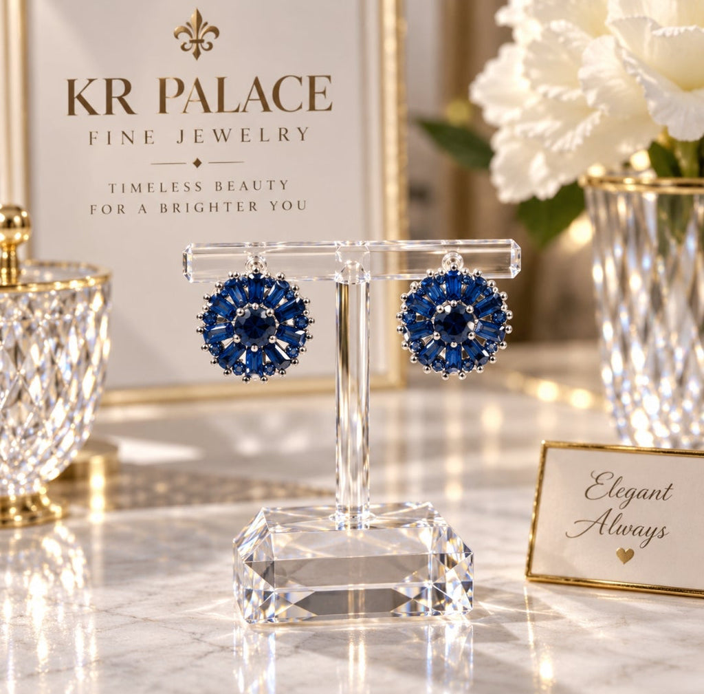 Radiant Bloom Stud Earrings