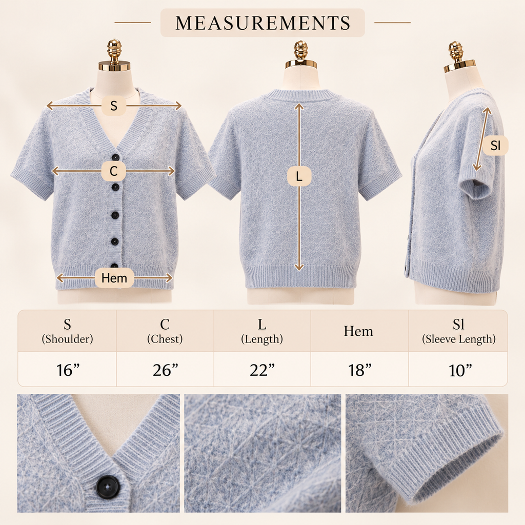 Soft Knit Button-Front Cardigan