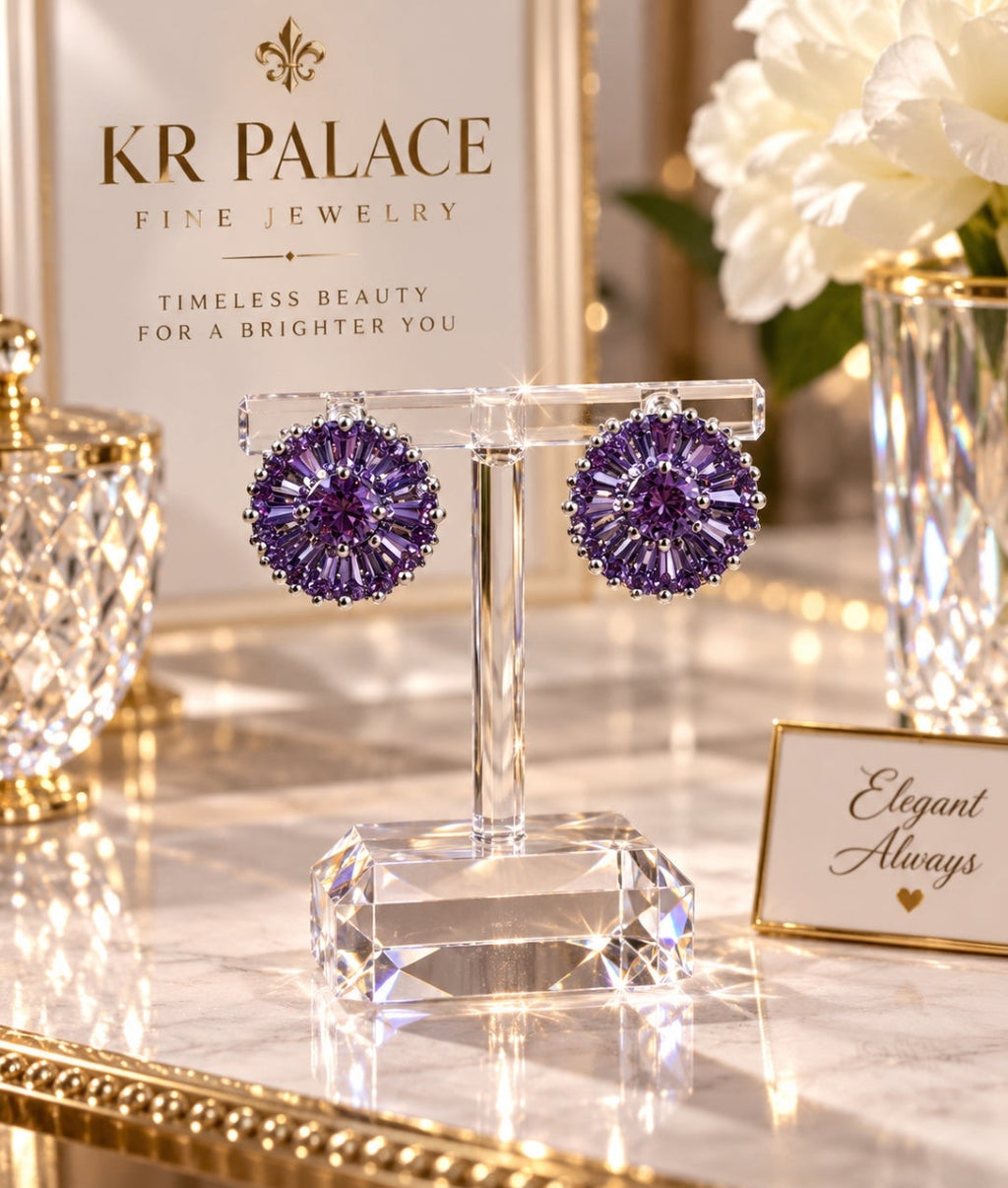 Radiant Bloom Stud Earrings