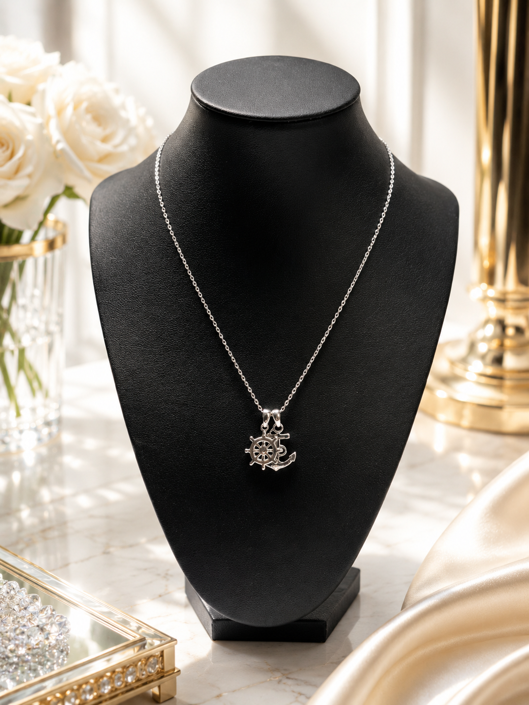 Sail Away Anchor Necklace