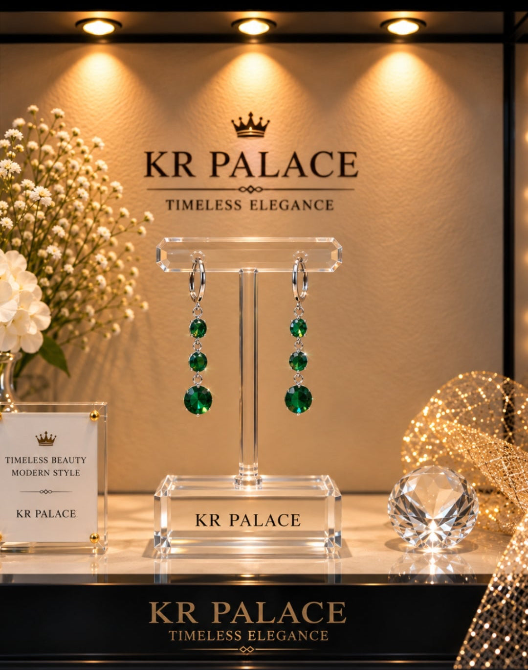 Crystal Drop Earrings