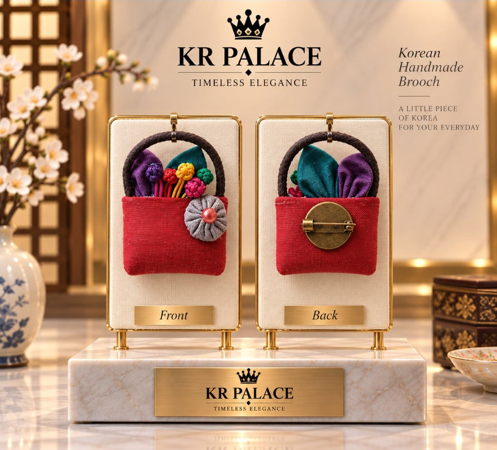 Korean Traditional Mini Pouch Brooch