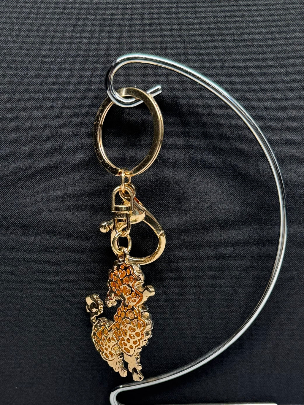 Sparkling Poodle Charm