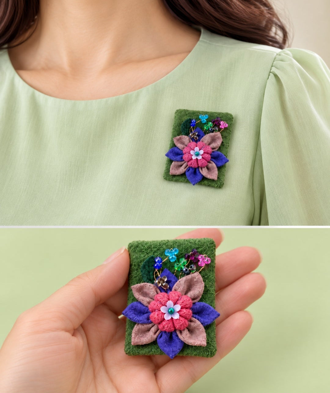 Korean Garden Bloom Brooch