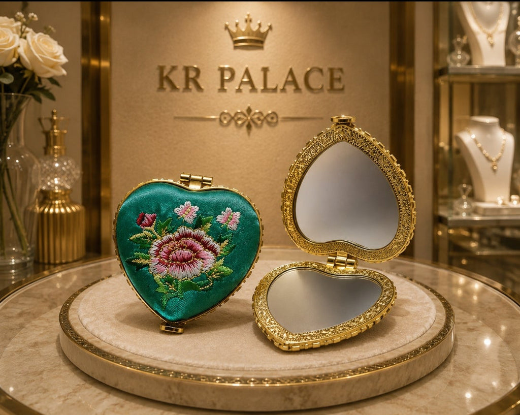 Heritage Heart Compact Mirror