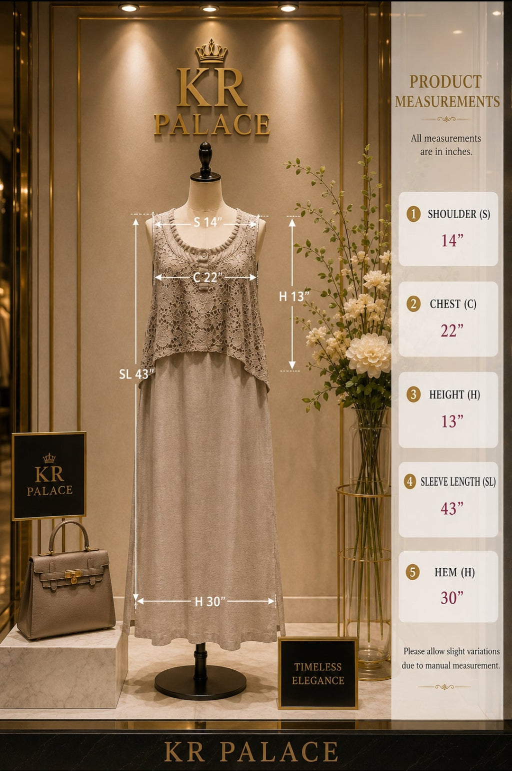Lace Harmony Layered Dress