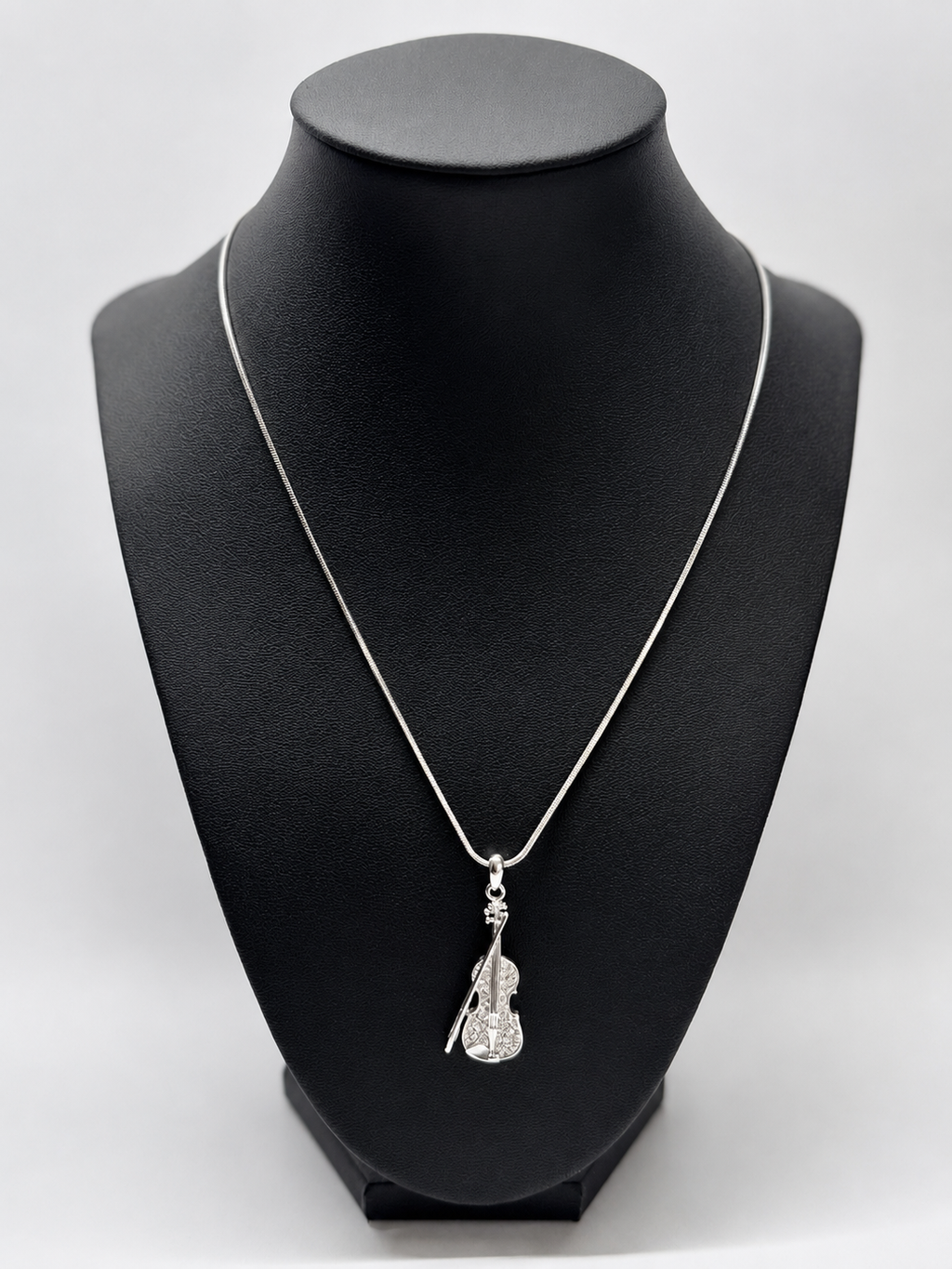 Violin Pendant Necklace