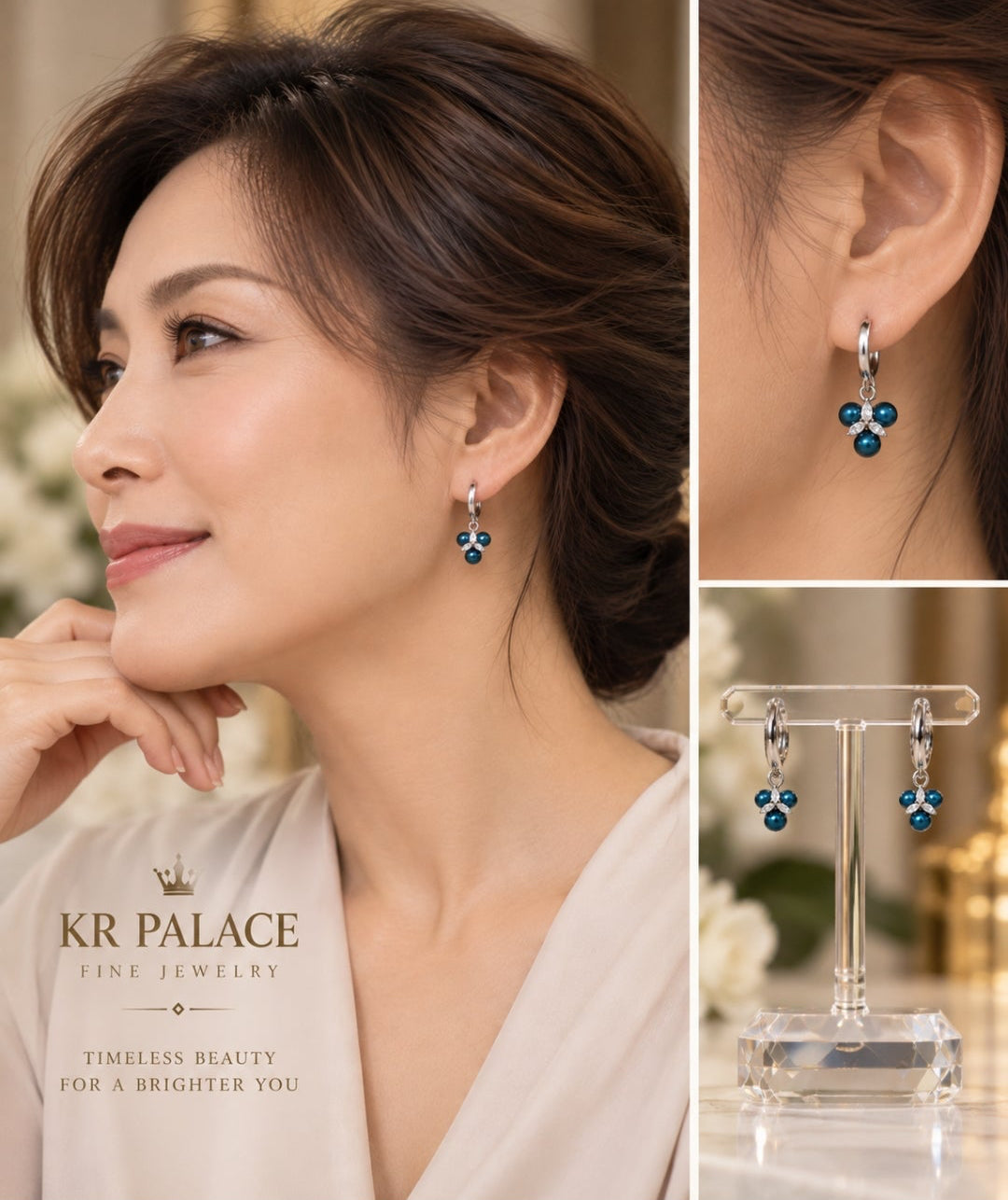 Berry Bloom Earrings
