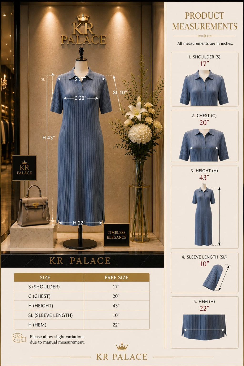 Grace Knit Polo Dress