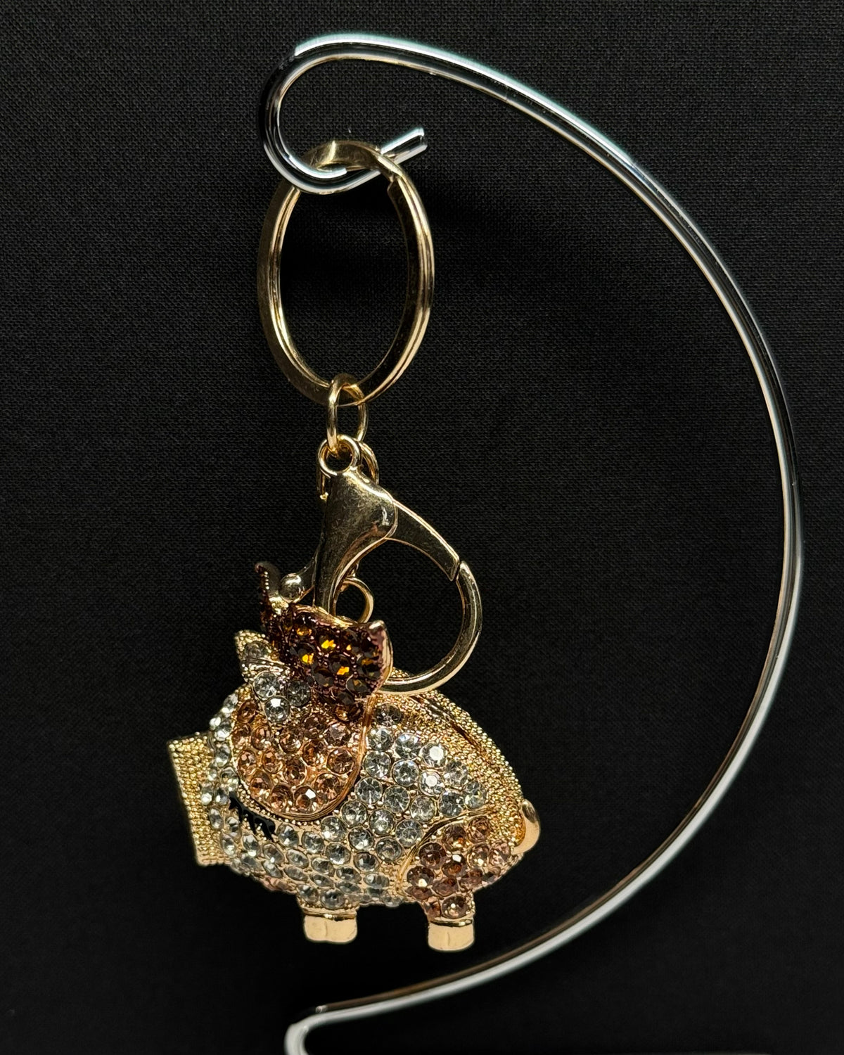 Sparkling Piglet Charm