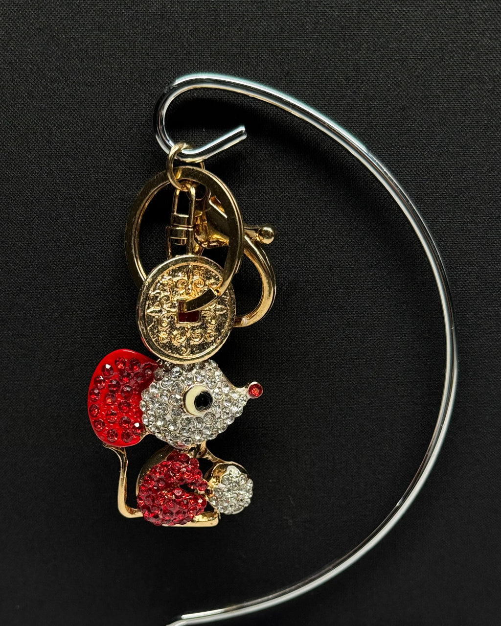 Sparkling Mouse Charm
