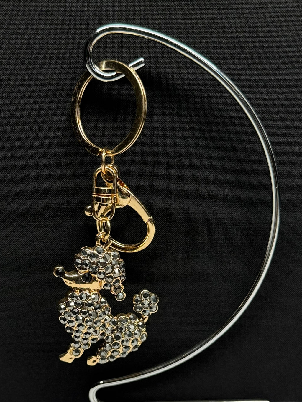 Sparkling Poodle Charm