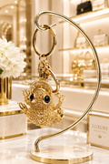 Golden Lucky Frog Charm