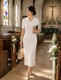 Grace Knit Polo Dress