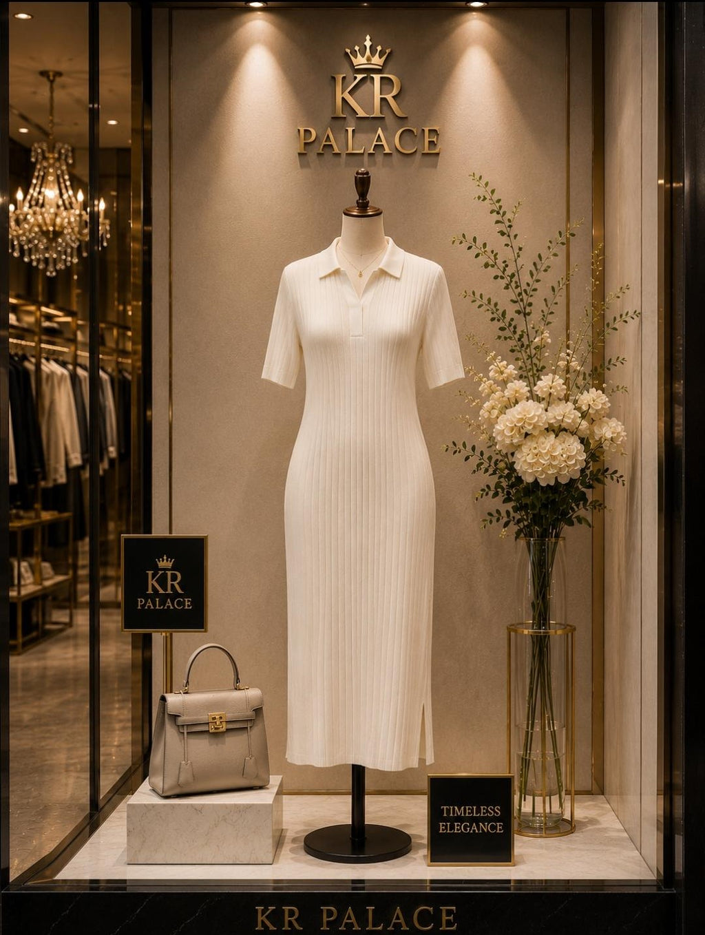 Grace Knit Polo Dress