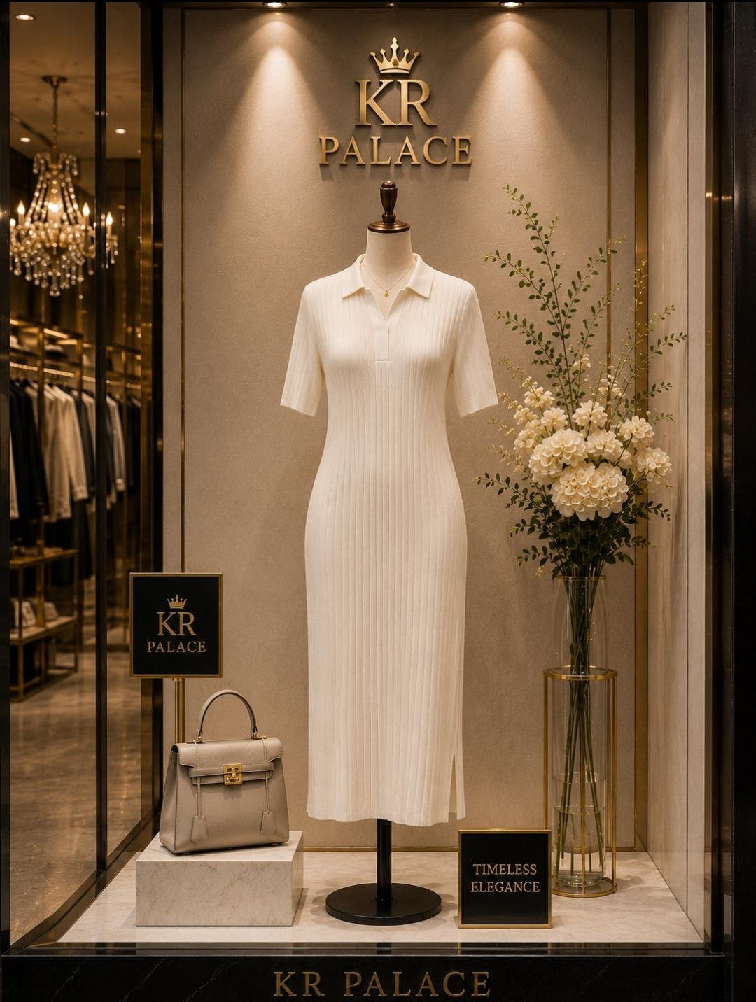 Grace Knit Polo Dress