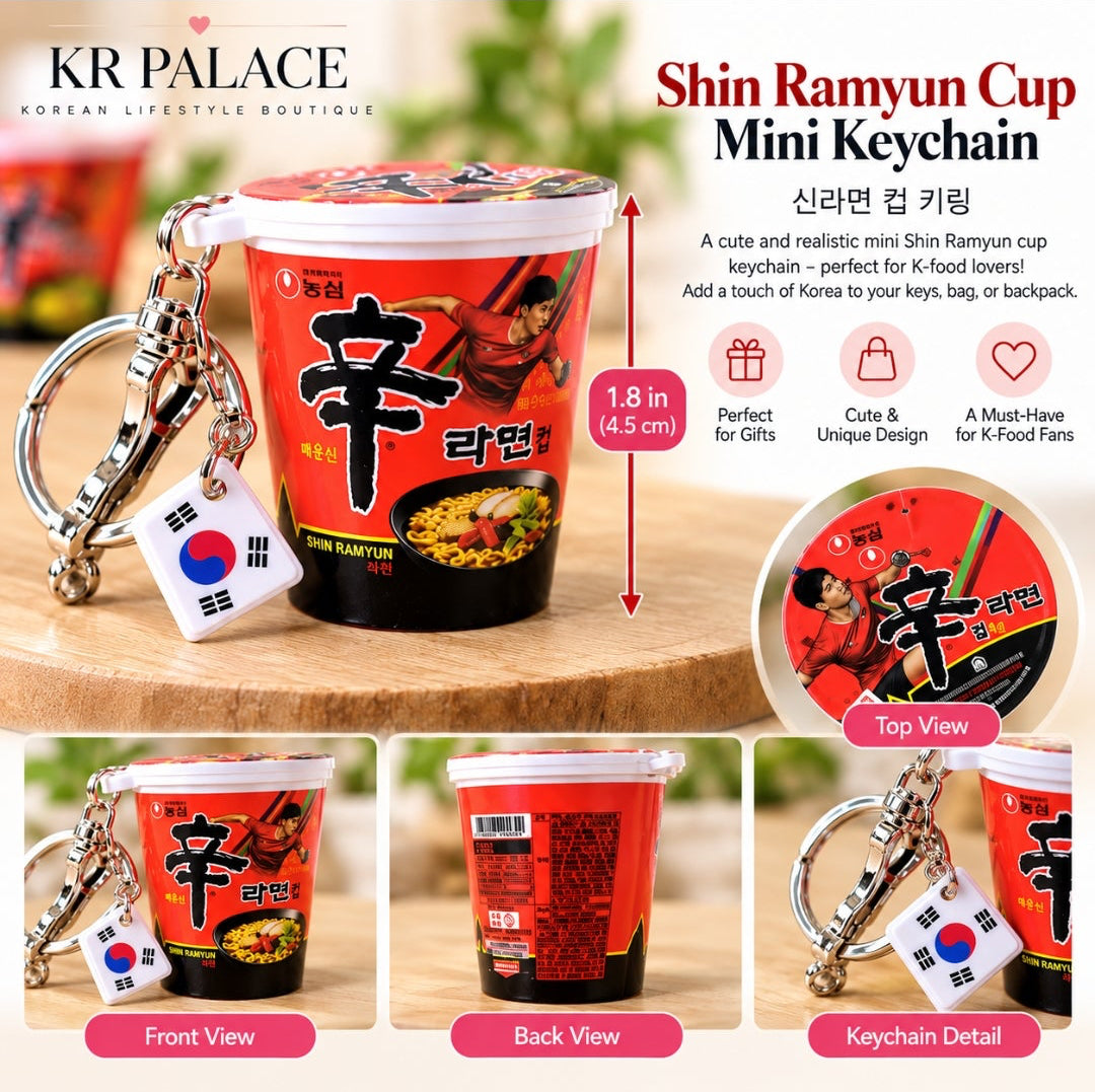 Shin Ramyun Cup Mini Keychain