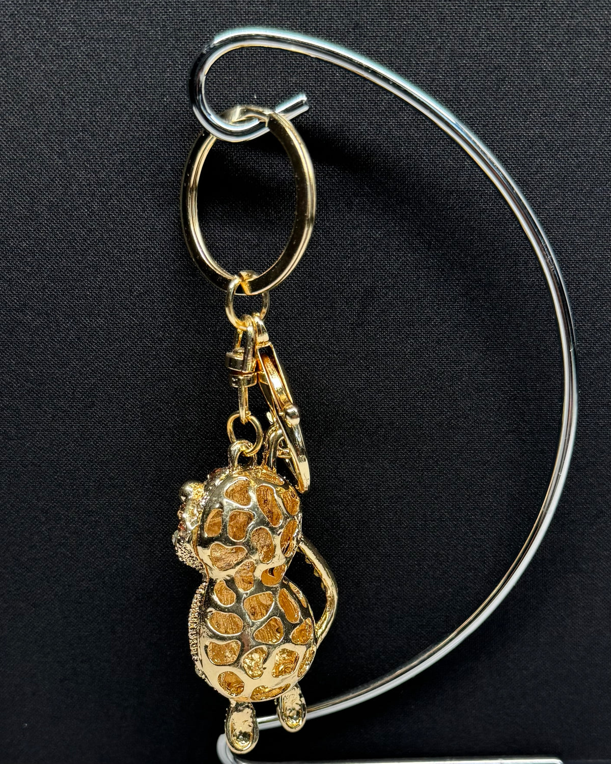 Crystal Monkey Keychain