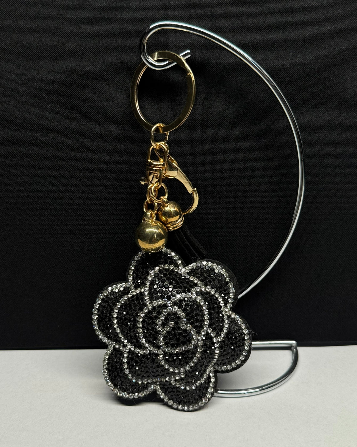 Midnight Rose Charm