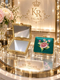 Royal Embroidered Compact Mirror