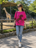 Floral Horse Graphic Tee