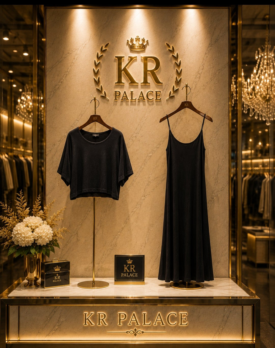 Midnight Grace Two-Piece Maxi Set