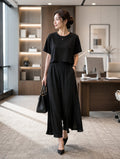 Midnight Flow Pleated Pants