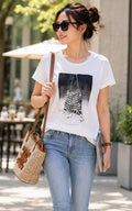 Lace Whisper Graphic Tee