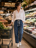Everyday Comfort Drawstring Jeans