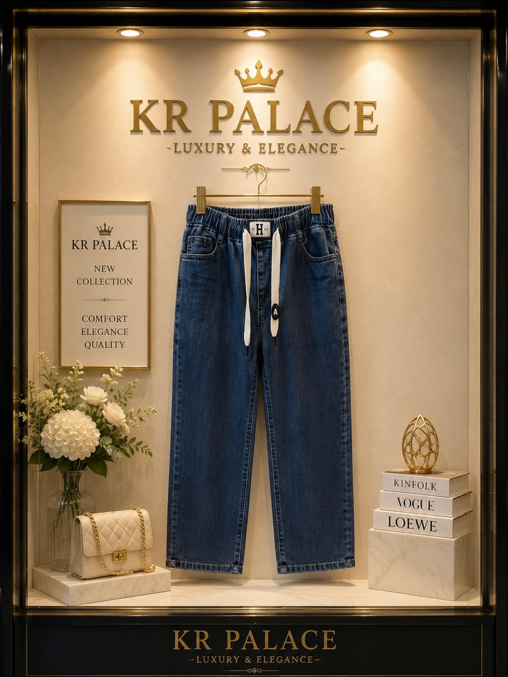 Everyday Comfort Drawstring Jeans
