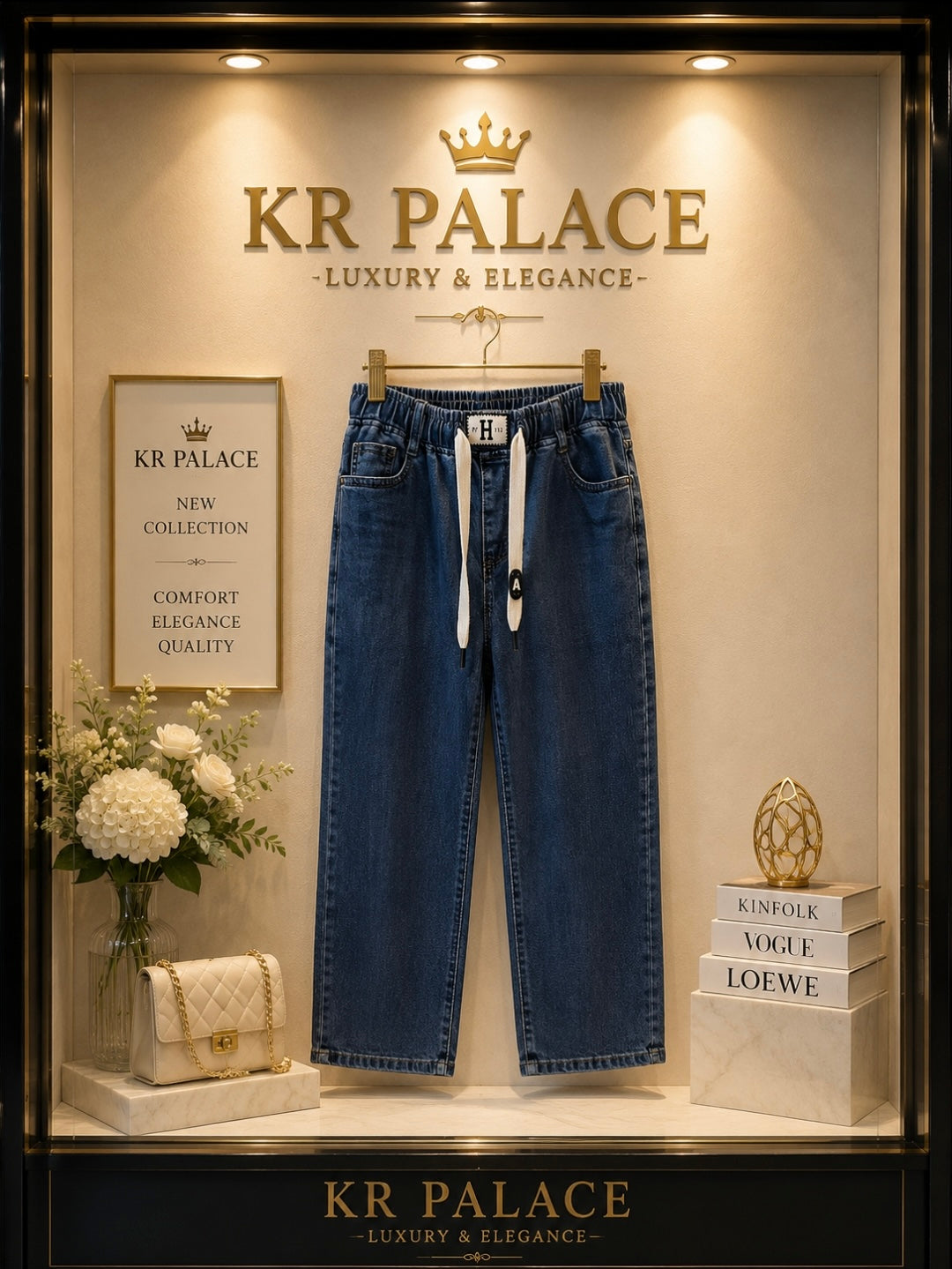 Everyday Comfort Drawstring Jeans