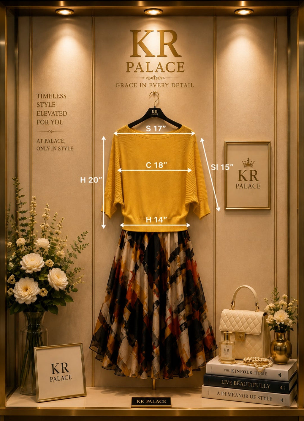 Golden Glow Dolman Knit Top