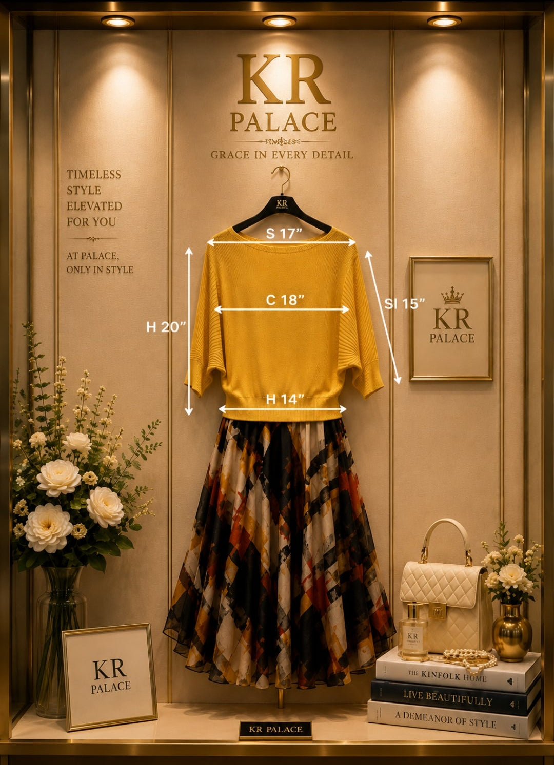 Golden Glow Dolman Knit Top
