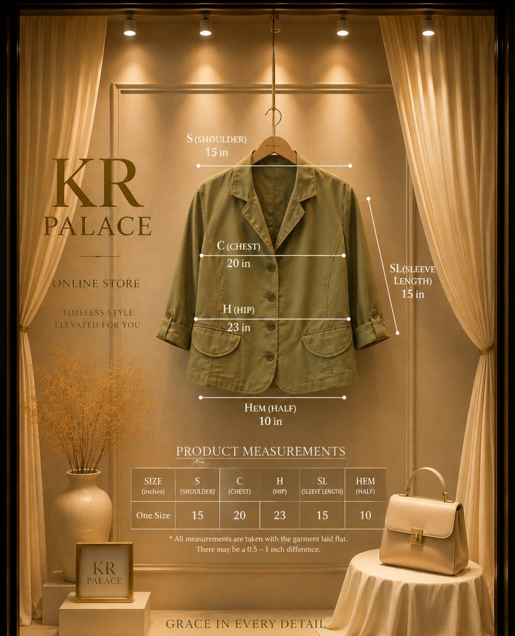 Olive Everyday Utility Blazer