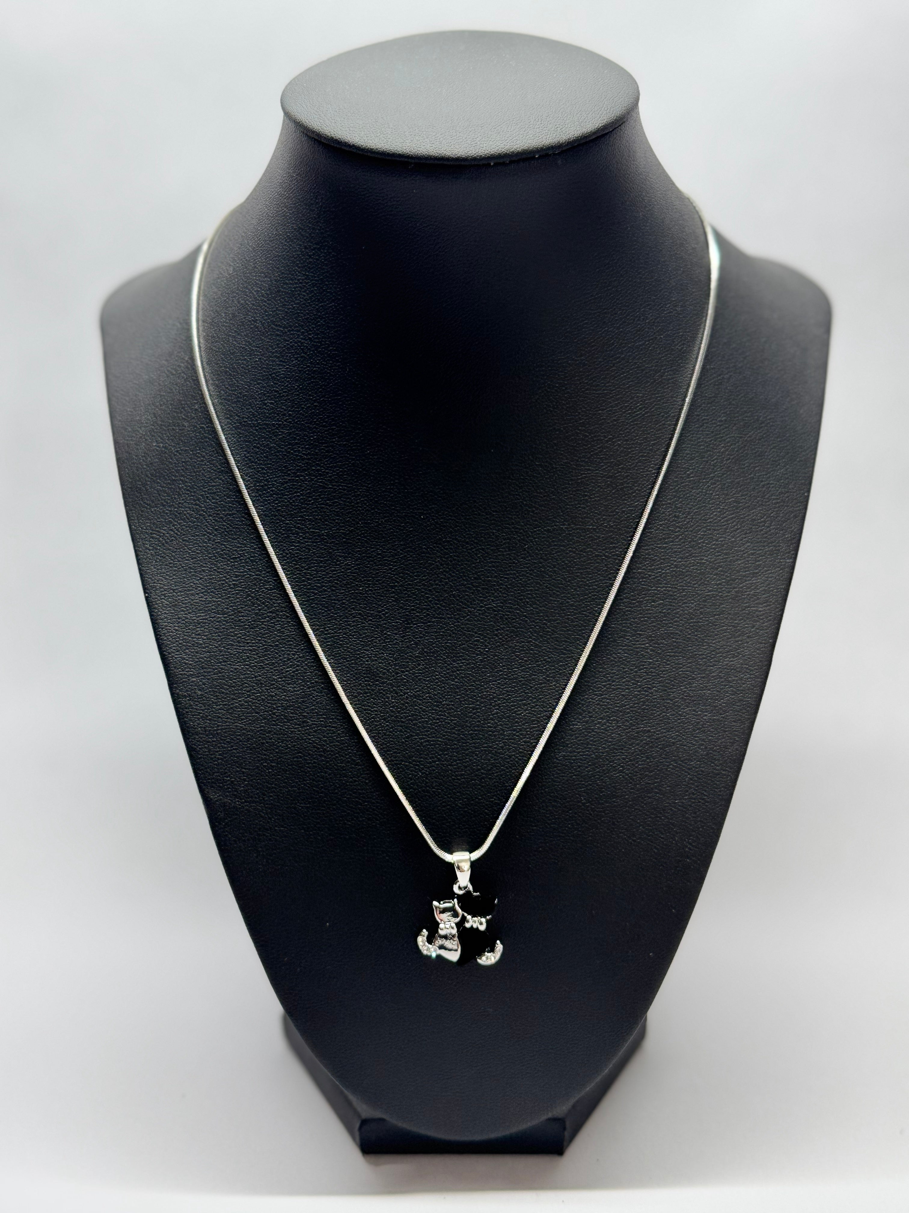 Sweet Cat Charm Necklace