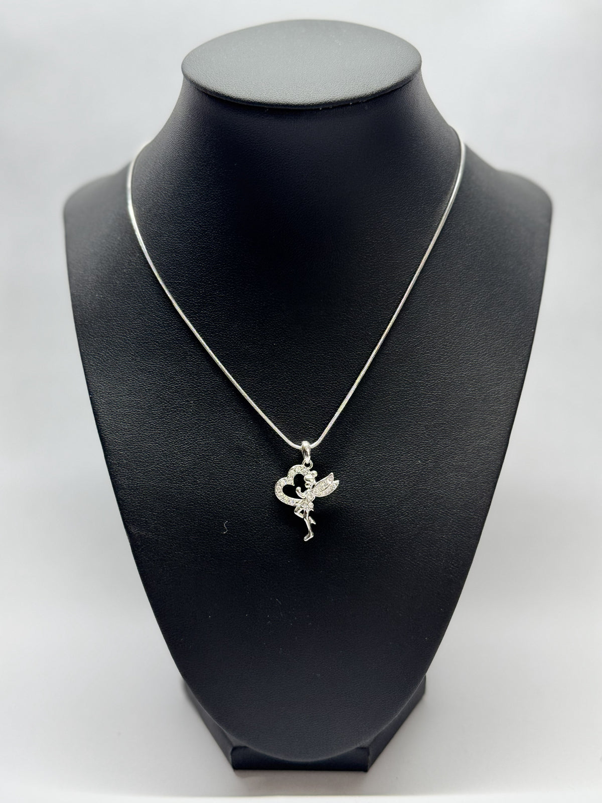 Enchanted Fairy White Gold Necklace