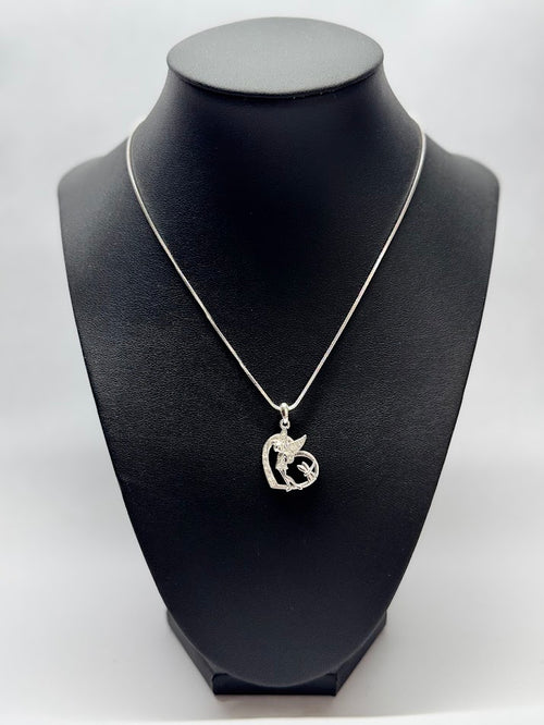 Enchanted Fairy White Gold Necklace